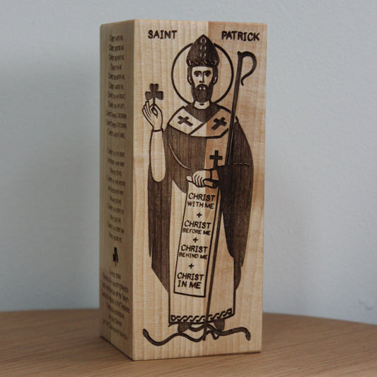 St. Patrick Icon / Prayer Block