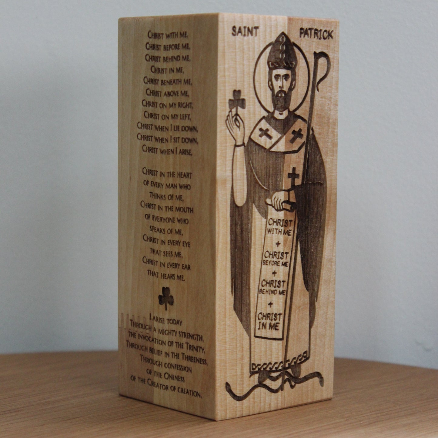 St. Patrick Icon / Prayer Block