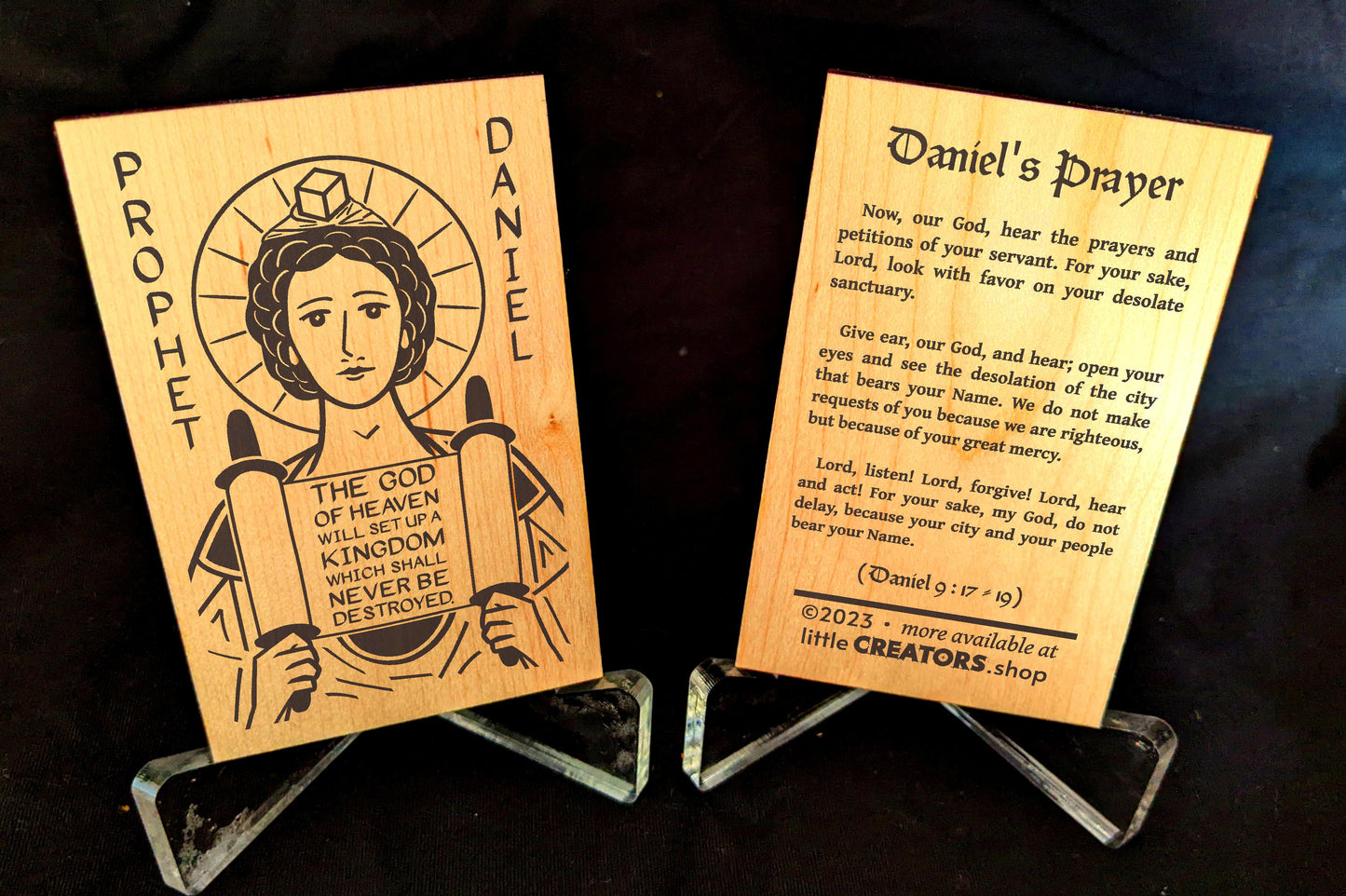 Daniel, Prophet Prayer Card