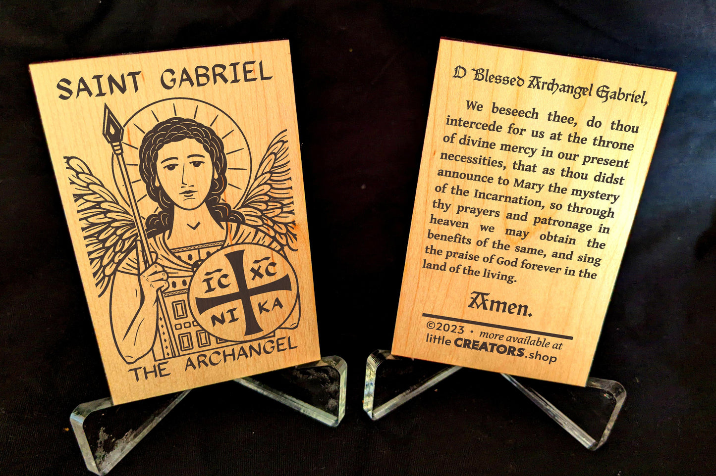 Archangel Gabriel Prayer Card