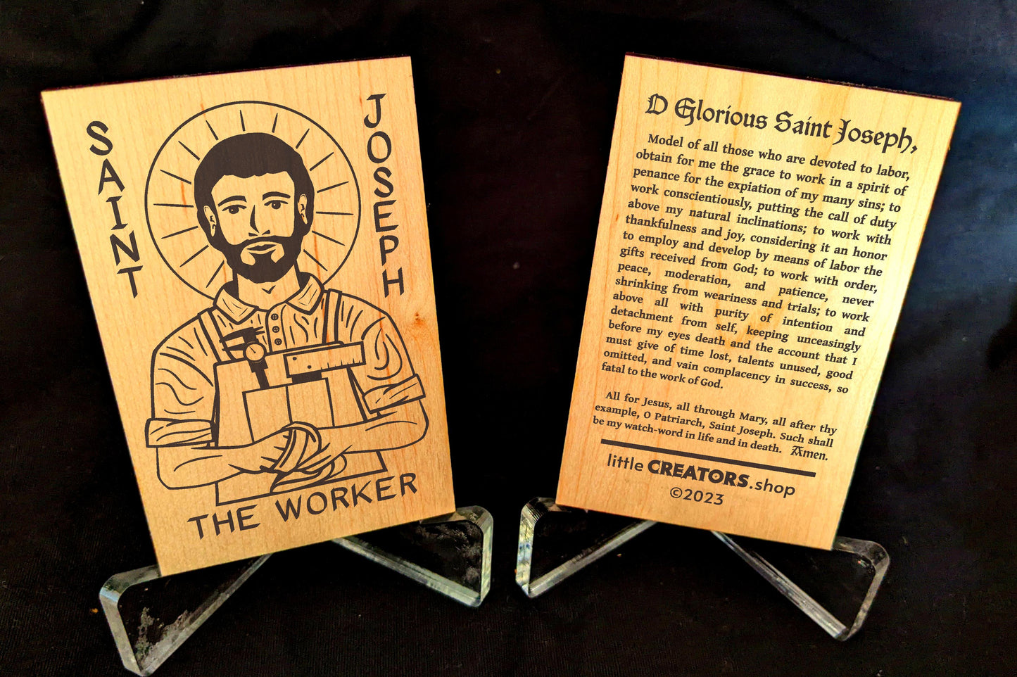 St. Joseph the Worker Prayer Card