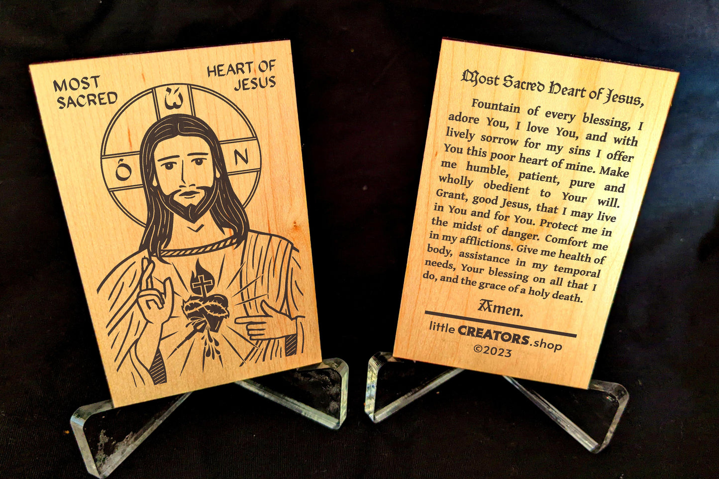 Sacred Heart of Jesus Prayer Card